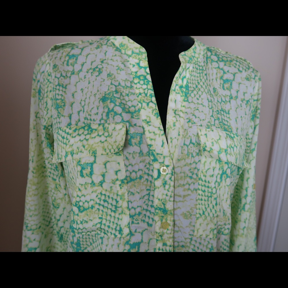 Calvin Klein Crew Long Sleeves Button Down Shirt - Picture 3 of 10